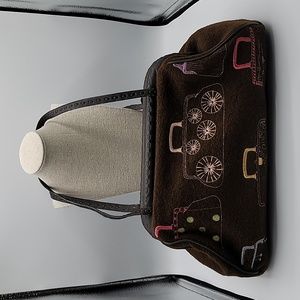 ANTONIO MELANI Embroidered Wool Handbag